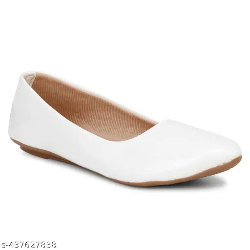 Official white ballet flat