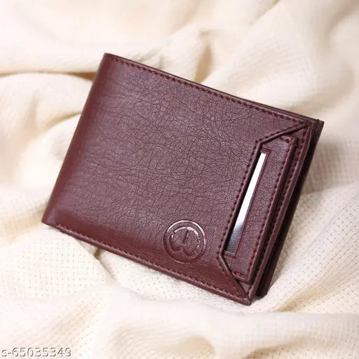 TnW faux leather wallet, durable 7-card holder, men's accessory for essential storage