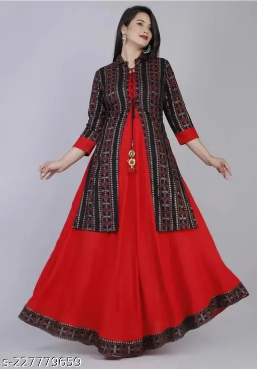 Rayon kote kurats three-quarter sleeves, printed combo, Indian women's clothing S - XXXXL sizes on hanger