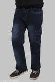 Black jeans, men's pack of 1