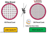 Elastic fitted cotton bedsheet with 2 pillow covers, superfine quality, ethnic motifs, ideal for adult summer use on a double or king-size bed (72x78), made in India