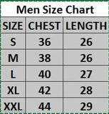 Black Olive and Brown Striped Cotton-Blend Half Sleeve T-Shirt for Men (Black)