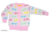 Wool printed net newborn baby sweater, long sleeves for winter wear in various sizes from 0-24 months