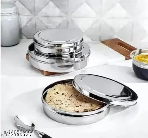 Stainless steel storage container for dry fruits, 700ml capacity
