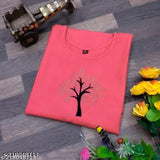 Cotton blend solid kurti, single pattern, hot fix butter diamond work. India-made cotton kurti available in sizes S-XXL