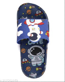Blue EVA slip-on flip flops for kids, comfortable footwear for everyday play