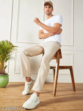 Mom Fit CREAM Denim Jeans For Men
