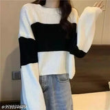 Cotton long-sleeve solid top, women's best-selling, color block pattern, India-origin