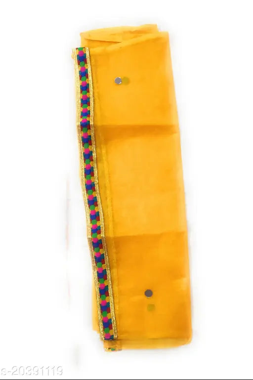 Multicolor printed cotton Lehanga Choli for girls (4-5 years), ethnic motif design, sleeveless, Indian attire on display