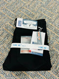 Black cotton men's slim fit jeans with tags