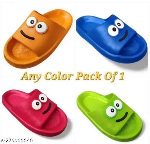 Crawl & sprint EVA rubber indoor slippers for kids - cartoon characters design, daily use sizes from 9-12 months to 8-9 years