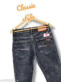 Blue denim men's jeans