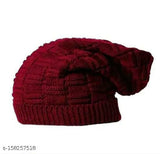 Wool Beanie cap, trendy and cozy, soft fur lining, fits both men's and women's sizes, Indian-made