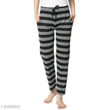 Women's black straight fit self-designed pants