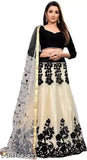 Taffeta silk kids' lehenga choli with semi-stitched embroidery work, available in various colors, Indian origin