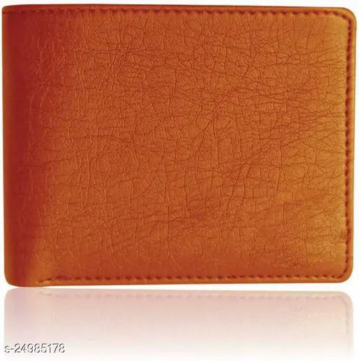 Free Size Trendy PU Men's Wallet, printed net design, 2 compartments, India-made classic bi-fold with credit card slots