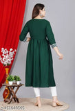 Rayon embroidered Anarkali kurta by ALI AMAN, traditional Indian attire for festive or wedding occasions