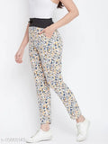 Cameo print, women's pajamas with elastic waistband