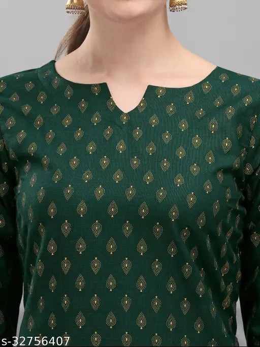 Stylish cotton kurta sets with palazzo bottoms, printed net design for women - India