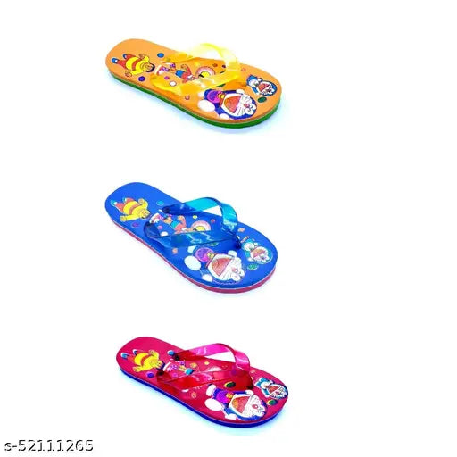 EVA slippers for kids (18-24 months, 2-2.5 years, 2.5-3 years), featuring Doraemon cartoon characters, made in India