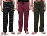 Maroon, black, and white coffee pajamas