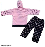 Boys and girls winter wear set of 2 woolen, printed long sleeves, 0-3 Months to 2-3 Years, warm clothing for kids in snow