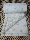 Stylish cotton double AC Comforter, pure cotton, soft and warm for a cozy bed