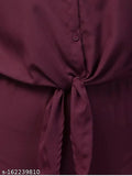 Stylish georgette sleeveless jumpsuit for women & girls, solid color, accentuates any body type