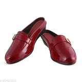 Synthetic wedge heel mules by Krishna Enterprises - versatile casual to formal shoe for women's comfort and style, featuring buckle fastening and soft sole