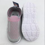 Girls mesh casual shoes with PVC sole, cozy slippers for feet pampering at home