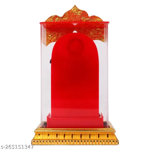 Brass Hanuman ji idol, Indian decorative showpiece, protects from negative energy for luck, success, prosperity (10cm x 14.5cm x 10cm)