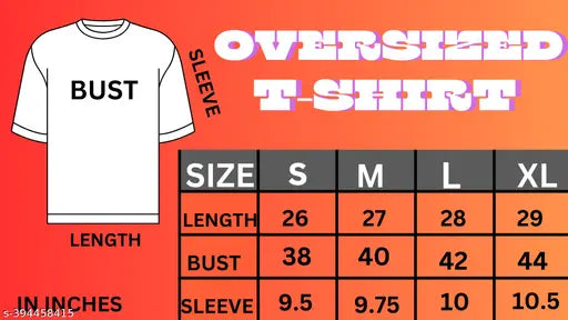 Black cotton oversized print t-shirt for women