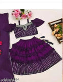Embroidered Georgette baby choli, Indian traditional clothing for 1-12 years old children on display