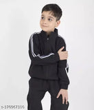 Black lycra winter jacket, black stripes on sides