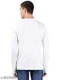 Men's striped polyester full sleeve t-shirt, long sleeves on display stand, available in sizes S to XXL (India origin)