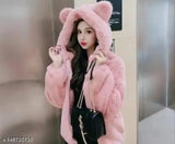 Wool solid Far jacket, Indian-made men's outerwear - size S (35in bust, 33in length)