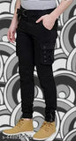 Black cargo pants men's fashion casual wear