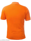 Stylish Jai Shree Ram printed polo neck t-shirt, unisex cotton blend with short sleeves. Sizes available for men and women
