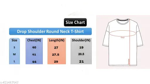 Cotton blend oversize printed round neck t-shirt, trendy men's fabric fusion design, suitable for all seasons