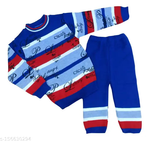 Multicolor woolen sweater for boys, elegant and cute design, featuring long sleeves and solid net pattern. Boys clothing from India (12-18 Months to 4-5 Years)