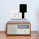 Wall Mounted Mobile Holder With Adhesive Strips& Charging Holder - GillKart