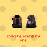 Stylish children's shoes with a modern zoom design, available in various colors and materials
