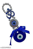 Blue Om Evil Eye Nazar Battu for home door decoration, religious idol by Geeta Enterprises
