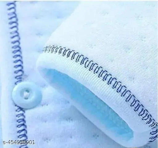 Nonababy 0-3 months printed cotton/fleece winter suit, includes pyjama, legging, vest, bib, and cap. Soft, comfortable design for newborns during spring and autumn. Nickel-free snaps and hand wash only care instructions