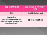 Cotton blend solid-colored women's jegging combo pack, includes sizes 26, 28, 30, 32, 34 (waist 26in-38in, length 37in, hip 32in-40in) for versatile comfort and style