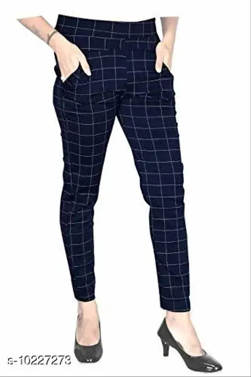 Navy blue printed net Sannis Jeg clothing for free size waist 30, length 35, hip 16, Indian origin apparel