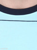 round neck striped t shirt for men