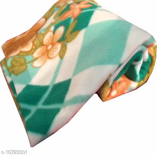 Polyester Comfytouch single printed blankets pack of 3, free size (90x60), Indian-made home decor