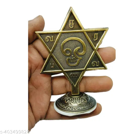 Indian Murugan Om Sravana Bhavan car dashboard, religious icon for car dashboard