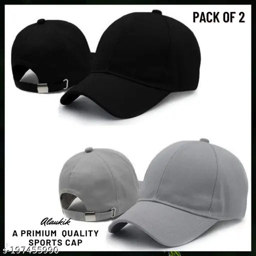 Multi-color wool baseball cap pack-1, high-quality cotton men's unisex cap for various occasions, Made in India